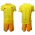 Belgium Blank Yellow Goalkeeper Soccer Country Jersey