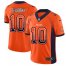 Nike Chicago Bears #10 Mitchell Trubisky Orange Alternate Mens Stitched NFL Limited Rush Drift Fashion Jersey