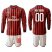 AC Milan Personalized Home Long Sleeves Soccer Club Jersey