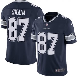 Nike Dallas Cowboys #87 Geoff Swaim Navy Blue Team Color Mens Stitched NFL Vapor Untouchable Limited Jersey