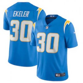 Los Angeles Chargers #30 Austin Ekeler Mens Nike Powder Blue 2020 Vapor Limited Jersey