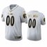 Pittsburgh Steelers Custom Mens Nike White Golden Edition Vapor Limited NFL 100 Jersey