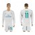 Real Madrid #11 Bale White Home Long Sleeves Soccer Club Jersey