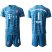 Bayern Munchen #1 Neuer Light Blue Goalkeeper Soccer Club Jersey