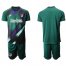 Atletico Madrid Blank Green Goalkeeper Soccer Club Jersey