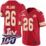 Nike Kansas City Chiefs #26 Damien Williams Red Super Bowl LIV 2020 Team Color Youth Stitched NFL 100th Season Vapor Untouchable Limited Jersey