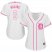 Detroit Tigers #6 Al Kaline White/Pink Fashion Womens Stitched MLB Jersey