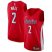 Mens Nike Washington Wizards #2 John Wall Red NBA Swingman Earned Edition Jersey