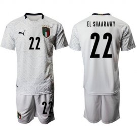 Italy #22 El Shaarawy Away Soccer Country Jersey
