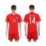 Chile #14 Matias Home Soccer Country Jersey