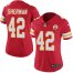 Nike Kansas City Chiefs #42 Anthony Sherman Red Team Color Womens Stitched NFL Vapor Untouchable Limited Jersey