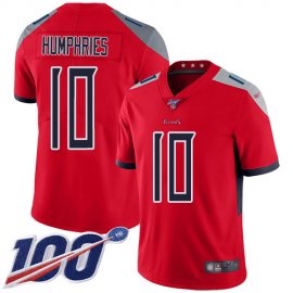 Nike Tennessee Titans #10 Adam Humphries Red Mens Stitched NFL Limited Inverted Legend 100th Season Jersey