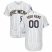 Milwaukee Brewers Majestic Alternate Flex Base Authentic Collection Custom Jersey White