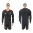 Spain Blank Black Long Sleeves Goalkeeper Soccer Country Jersey