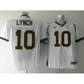 California Golden Bears 10 Marshawn Lynch White NCAA Jerseys