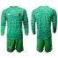 Mexico Blank Green Long Sleeves Goalkeeper Soccer Country Jersey