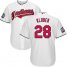 Cleveland Indians #28 Corey Kluber White Home 2016 World Series Bound Stitched Youth MLB Jersey