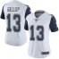 Nike Dallas Cowboys #13 Michael Gallup White Womens Stitched NFL Limited Rush Jersey