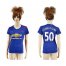 Womens Manchester United #50 Johnstone Away Soccer Club Jersey