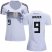 Womens Germany #9 Wagner White Home Soccer Country Jersey