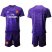 Arsenal Blank Purple Goalkeeper Soccer Club Jersey