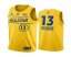 Mens 2021 All-Star #13 Paul George Yellow Western Conference Stitched NBA Jersey