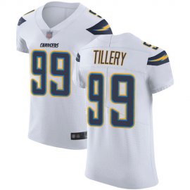 Nike Los Angeles Chargers #99 Jerry Tillery White Mens Stitched NFL Vapor Untouchable Elite Jersey
