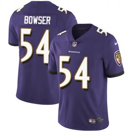 Nike Baltimore Ravens #54 Tyus Bowser Purple Team Color Mens Stitched NFL Vapor Untouchable Limited Jersey
