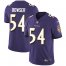 Nike Baltimore Ravens #54 Tyus Bowser Purple Team Color Mens Stitched NFL Vapor Untouchable Limited Jersey