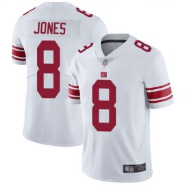Nike New York Giants #8 Daniel Jones White Youth Stitched NFL Vapor Untouchable Limited Jersey