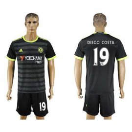 Chelsea #19 Diego Costa Away Soccer Club Jersey