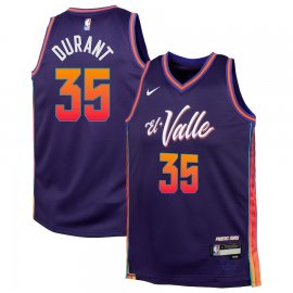 Kevin Durant Phoenix Suns Nike Youth 2023/24 Swingman Replica Jersey – City Edition – Purple
