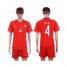 Chile #4 Isla Home Soccer Country Jersey