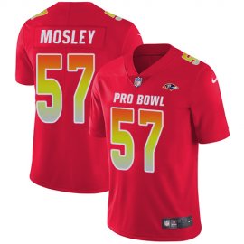 Nike Baltimore Ravens #57 C.J. Mosley Red Youth Stitched NFL Limited AFC 2018 Pro Bowl Jersey