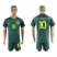 Brazil #10 Pele Away Soccer Country Jersey