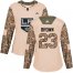 Adidas Los Angeles Kings #23 Dustin Brown Camo Authentic 2017 Veterans Day Womens Stitched NHL Jersey