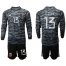 Mexico #13 G.Ochoa Black Long Sleeves Goalkeeper Soccer Country Jersey