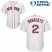 Boston Red Sox #2 Xander Bogaerts White Cool Base Stitched Youth MLB Jersey