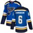 Adidas St. Louis Blues #6 Joel Edmundson Blue Home Authentic Stanley Cup Champions Stitched NHL Jersey