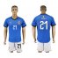 Italy #21 Pirlo Home Soccer Country Jersey
