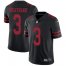 Nike San Francisco 49ers #3 C.J. Beathard Black Alternate Mens Stitched NFL Vapor Untouchable Limited Jersey