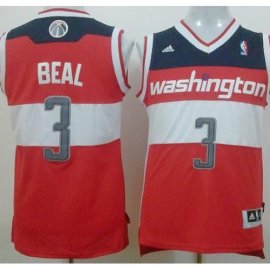 Washington Wizards 3 Bradley Beal Red Revolution 30 Swingman NBA Jerseys Cheap