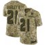 Nike Atlanta Falcons #21 Todd Gurley II Camo Mens Stitched NFL Limited 2018 Salute To Service Jersey