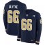 Nike Los Angeles Rams #66 Austin Blythe Navy Blue Team Color Mens Stitched NFL Limited Therma Long Sleeve Jersey