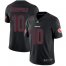 Nike San Francisco 49ers #10 Jimmy Garoppolo Black Mens Stitched NFL Limited Rush Impact Jersey