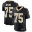 Nike New Orleans Saints #75 Andrus Peat Black Team Color Youth Stitched NFL Vapor Untouchable Limited Jersey