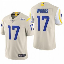 Los Angeles Rams #17 Robert Woods Mens Nike Bone 2020 Vapor Untouchable Limited NFL Jersey