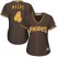 San Diego Padres #4 Wil Myers Brown Alternate Womens Stitched MLB Jersey
