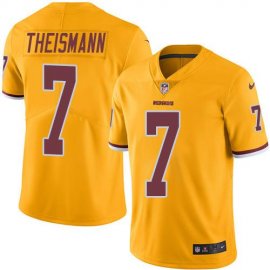 Nike Washington Football Team #7 Joe Theismann Gold Mens Stitched NFL Limited Rush Jersey