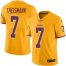 Nike Washington Football Team #7 Joe Theismann Gold Mens Stitched NFL Limited Rush Jersey